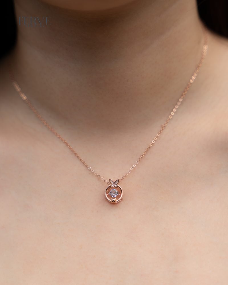 ROSE GOLD ARIEL NECKLACE - Image 2