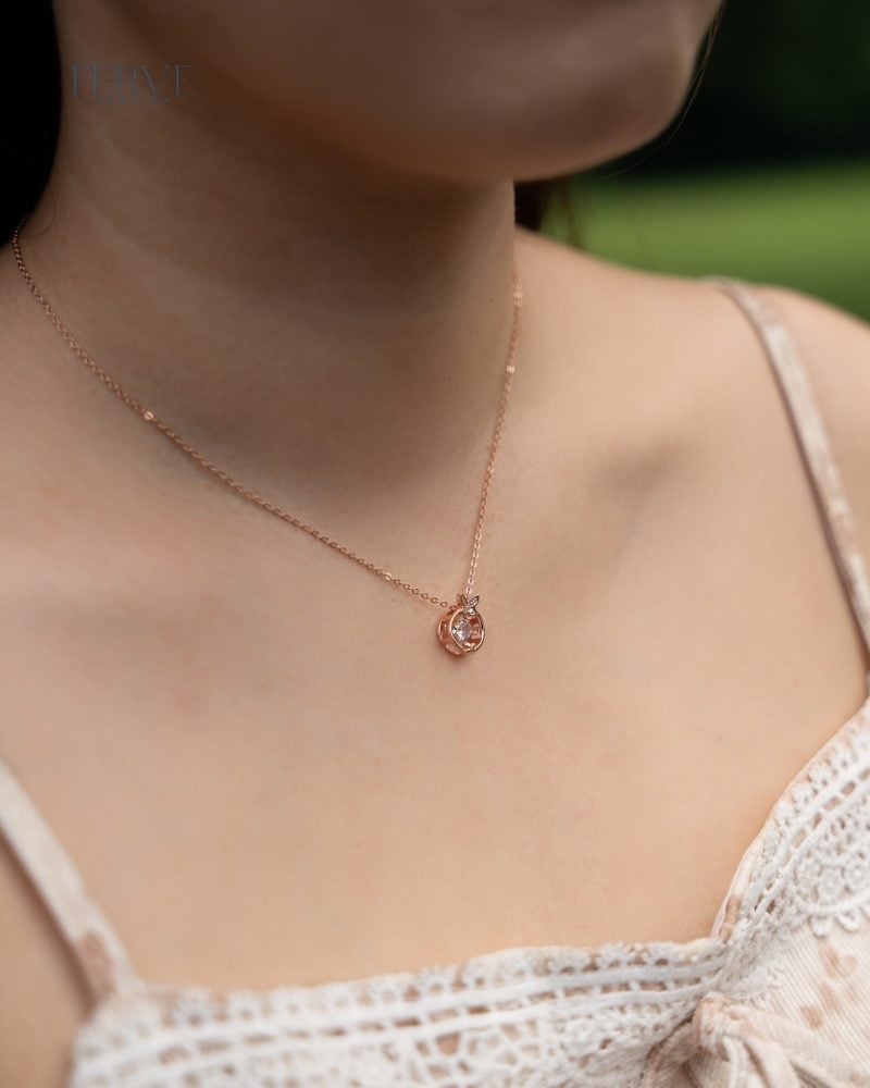 ROSE GOLD ARIEL NECKLACE - Image 4