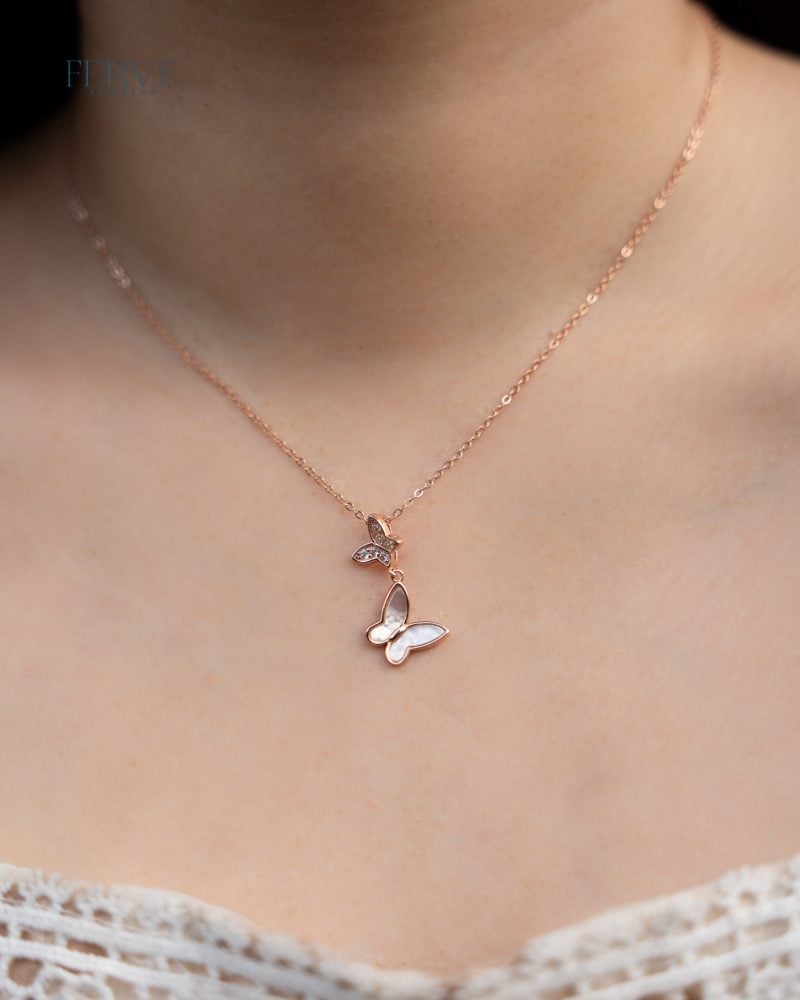 ROSE GOLD CADENCE NECKLACE - Image 2