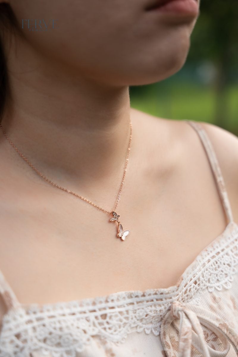 ROSE GOLD CADENCE NECKLACE - Image 4