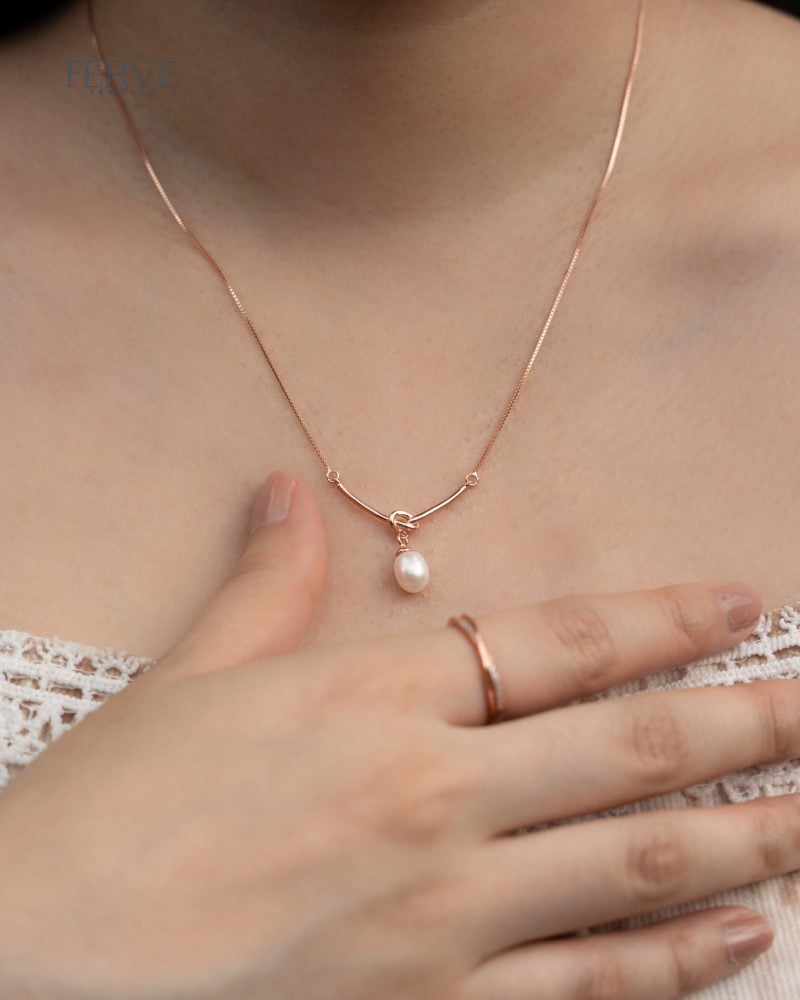 ROSE GOLD MEREDITH NECKLACE - Image 4