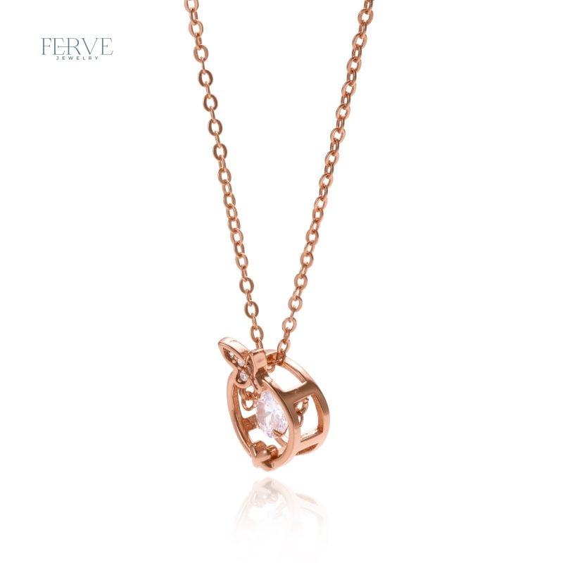 ROSE GOLD ARIEL NECKLACE - Image 3