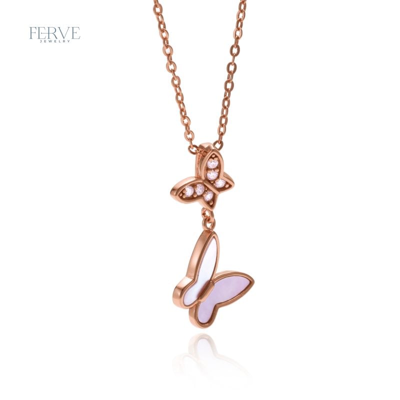 ROSE GOLD CADENCE NECKLACE - Image 3