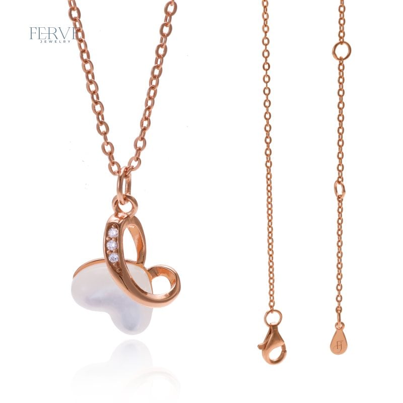 ROSE GOLD ESME NECKLACE - Image 5