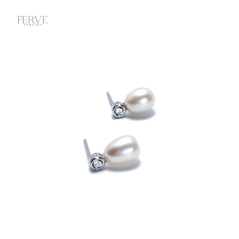 SILVER ANYA STUD EARRINGS