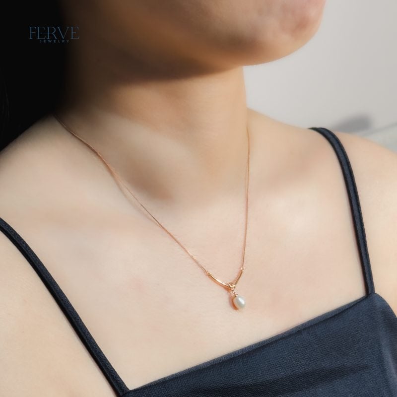 ROSE GOLD MEREDITH NECKLACE - Image 3