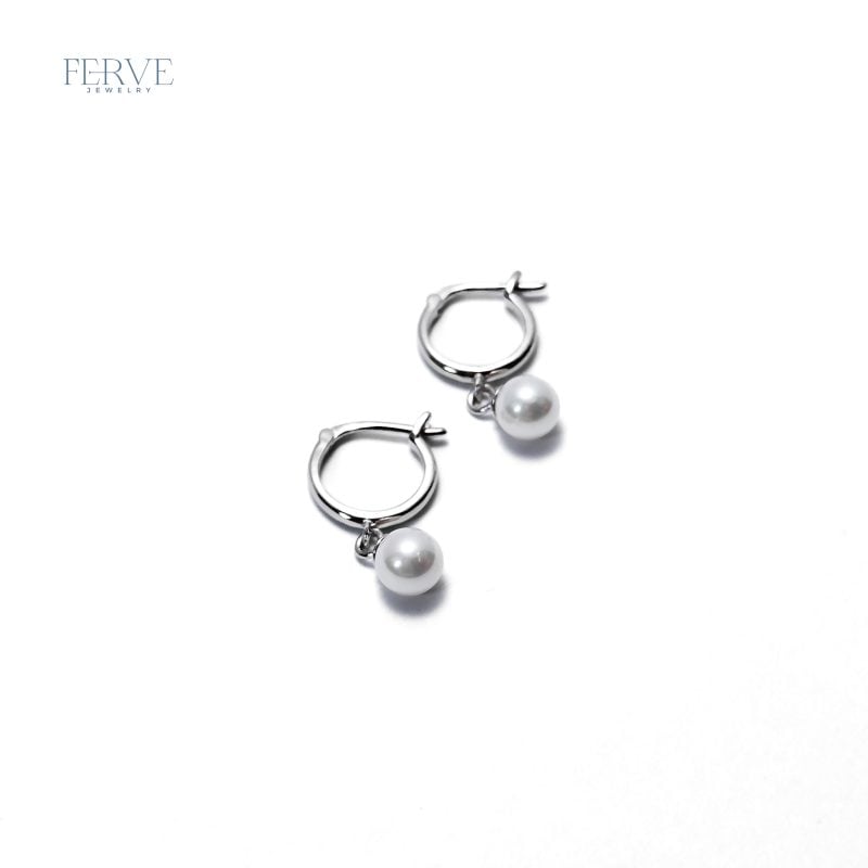 SILVER EVE HUGGIE EARRINGS