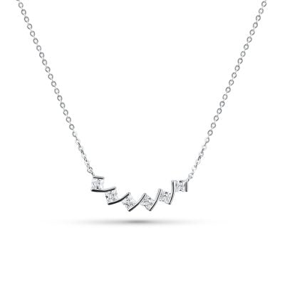 Silver Aileen Necklace