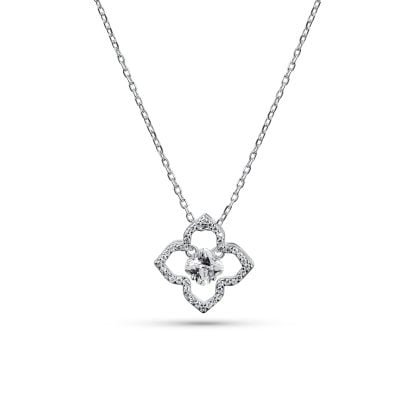 SILVER CHANCE NECKLACE